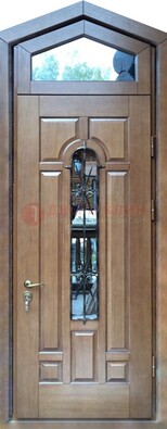 Железная дверь Винорит с фрамугой для частного дома ДФГ-34 в Смоленске