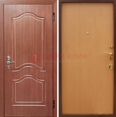 Входная дверь отделанная МДФ и ламинатом внутри ДМ-159 в Сочи