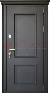 Чёрная дверь с МДФ ДМ-520 в Смоленске