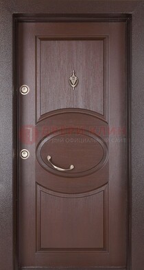 Железная дверь с массивом дуба в стиле классика ДМД-55 в Смоленске