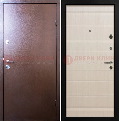 Входная дверь с порошковым покрытием и терморазрывом МДФ ДП-210 в Смоленске
