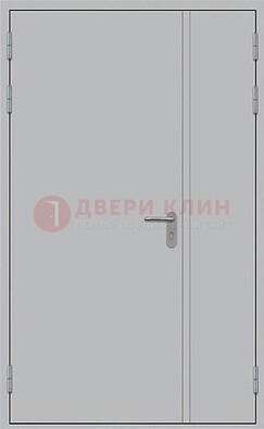 Белая противопожарная двупольная дверь ДПМ-02/30 в Смоленске