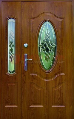Парадная дверь со стеклянными вставками ДПР-73 для дома в Смоленске