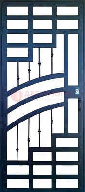 Современная металлическая решетчатая дверь ДР-38 в Смоленске
