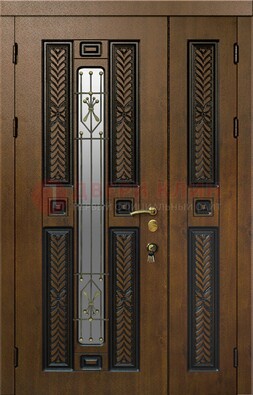 Полуторная входная дверь с виноритом ДВТ-169 в Смоленске