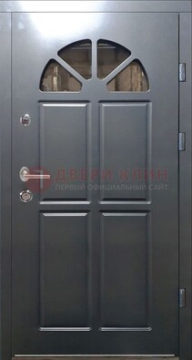 Темная входная дверь с виноритом и терморазрывом ДВТ-64 в Смоленске