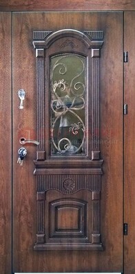 Входная дверь Дверь с виноритом снаружи и МДФ внутри ДВТ-73 в Смоленске